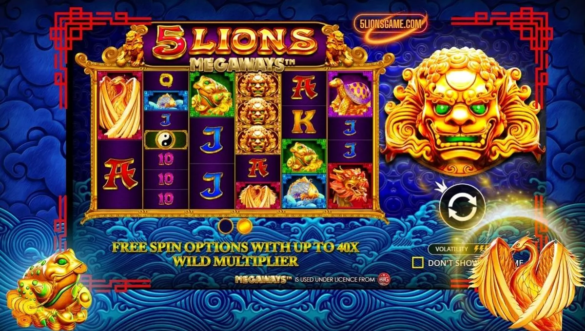 5 Lions-free spins